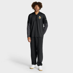 Minnesota Vikings Sideline Dri-FIT Half-Zip Pullover - Black - Nike