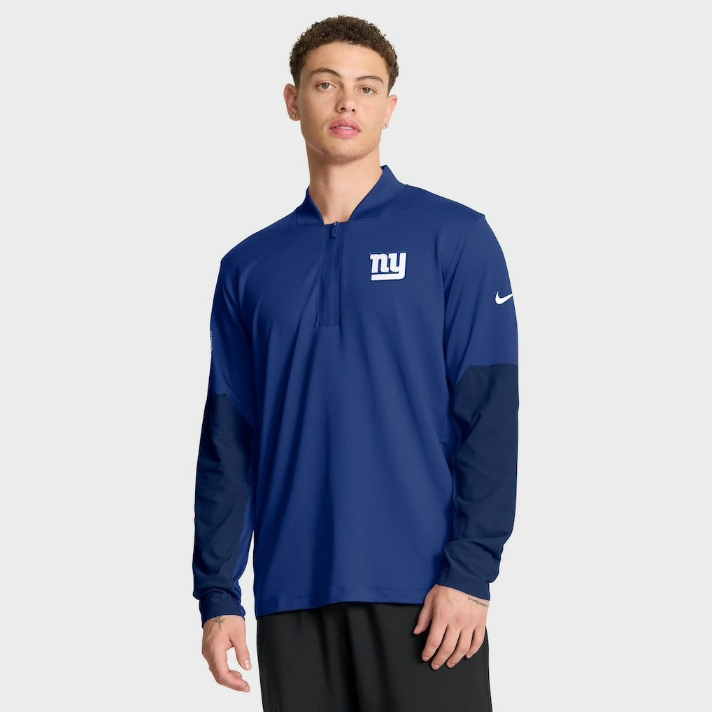 New York Giants Sideline Dri-FIT Half-Zip Pullover - Royal - Nike