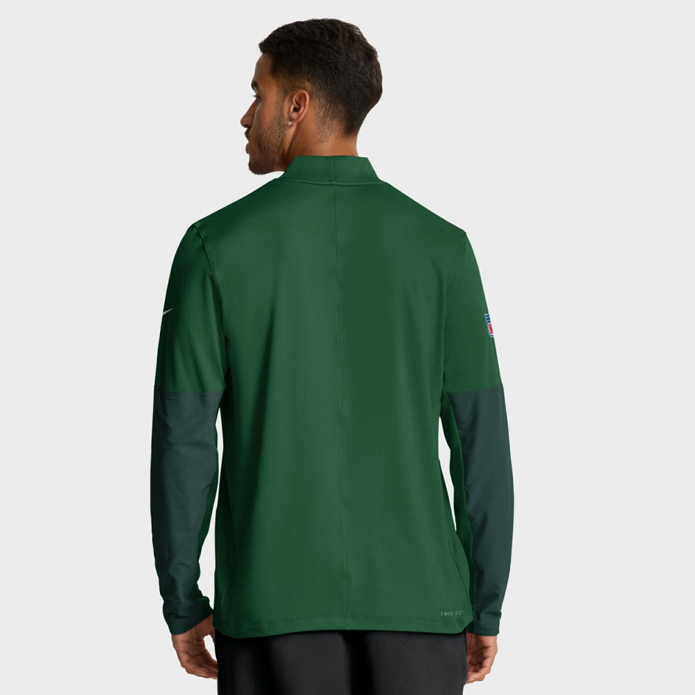 New York Jets Sideline Dri-FIT Half-Zip Pullover - Green - Nike