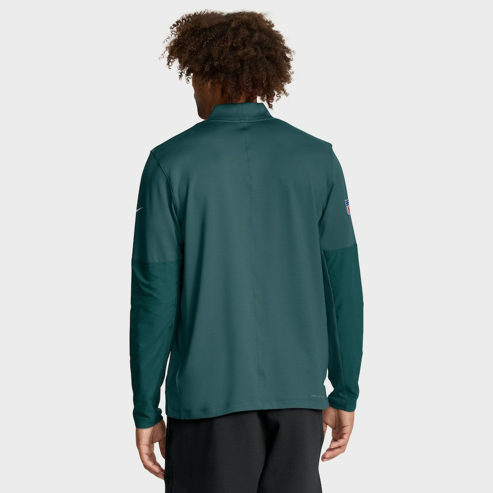 Philadelphia Eagles Sideline Dri-FIT Half-Zip Pullover - Green - Nike