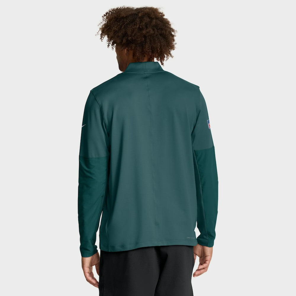 Philadelphia Eagles Sideline Dri-FIT Half-Zip Pullover - Green - Nike