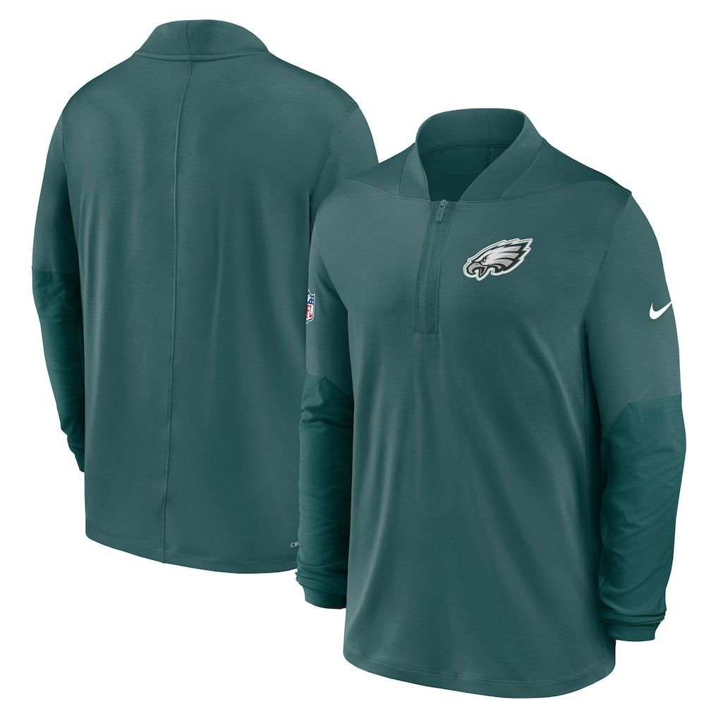 Philadelphia Eagles Sideline Dri-FIT Half-Zip Pullover - Green - Nike