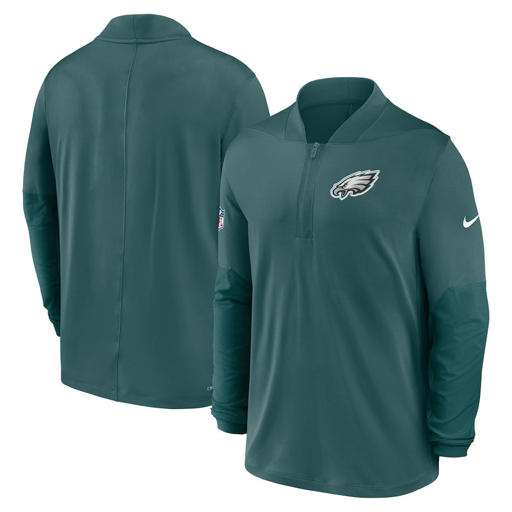 Philadelphia Eagles Sideline Dri-FIT Half-Zip Pullover - Green - Nike