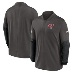 Tampa Bay Buccaneers Sideline Dri-FIT Half-Zip Pullover - Pewter - Nike