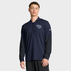 Tennessee Titans Sideline Dri-FIT Half-Zip Pullover - Navy - Nike