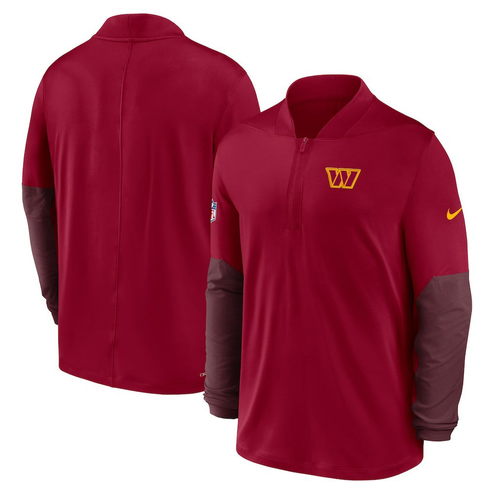 Washington Commanders Sideline Dri-FIT Half-Zip Pullover - Burgundy - Nike