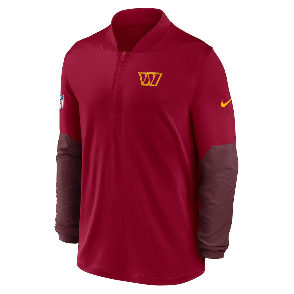 Washington Commanders Sideline Dri-FIT Half-Zip Pullover - Burgundy - Nike