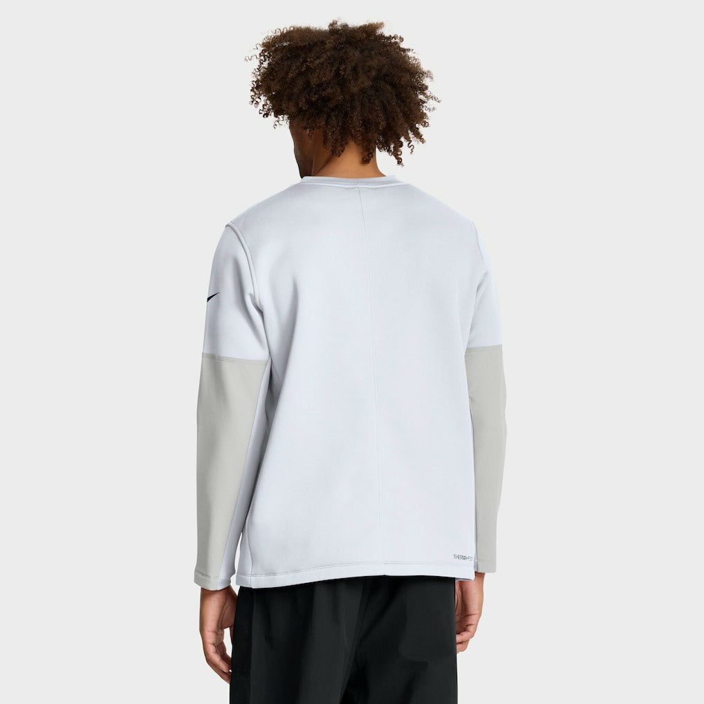 Dallas Cowboys Sideline Coach Therma-FIT Long Sleeve T-Shirt - White - Nike