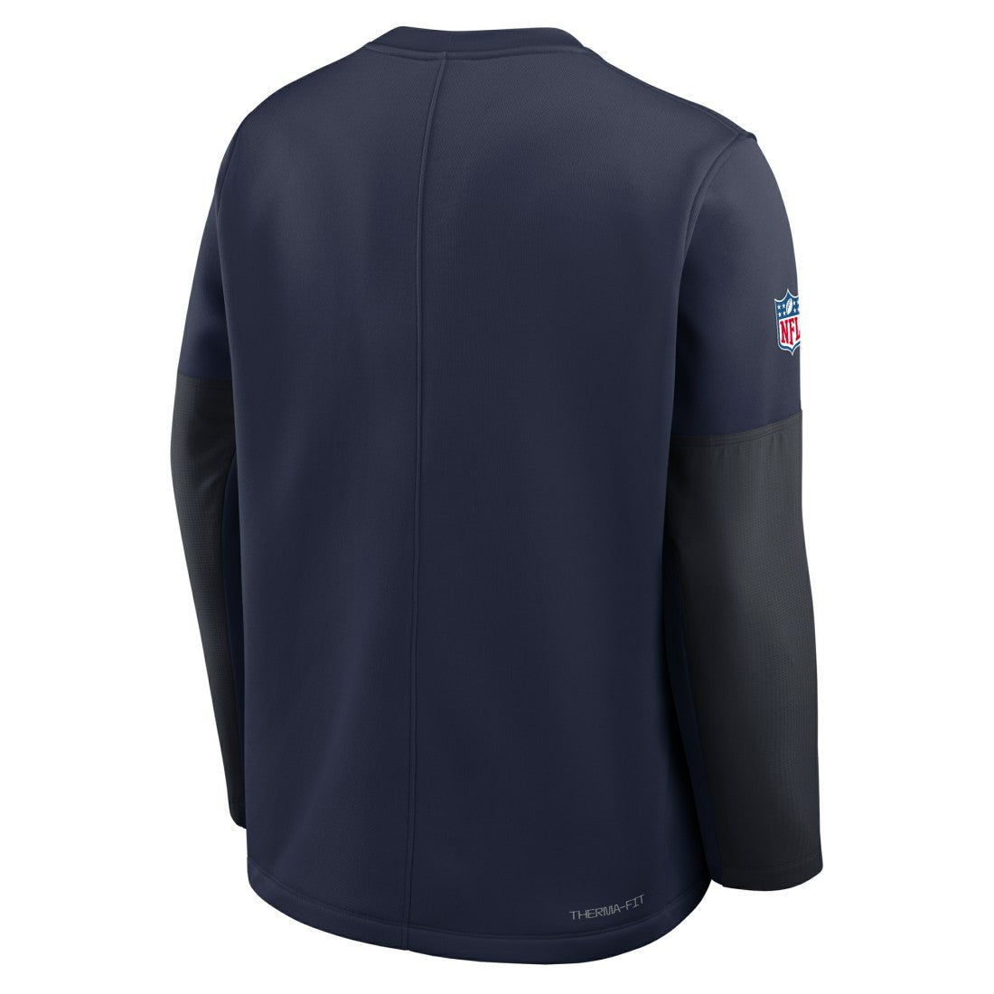 Denver Broncos Sideline Coach Therma-FIT Long Sleeve T-Shirt - Navy - Nike