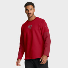 Tampa Bay Buccaneers Sideline Coach Therma-FIT Long Sleeve T-Shirt - Red - Nike