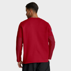 Tampa Bay Buccaneers Sideline Coach Therma-FIT Long Sleeve T-Shirt - Red - Nike