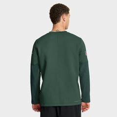 Green Bay Packers Sideline Coach Therma-FIT Long Sleeve T-Shirt - Green - Nike