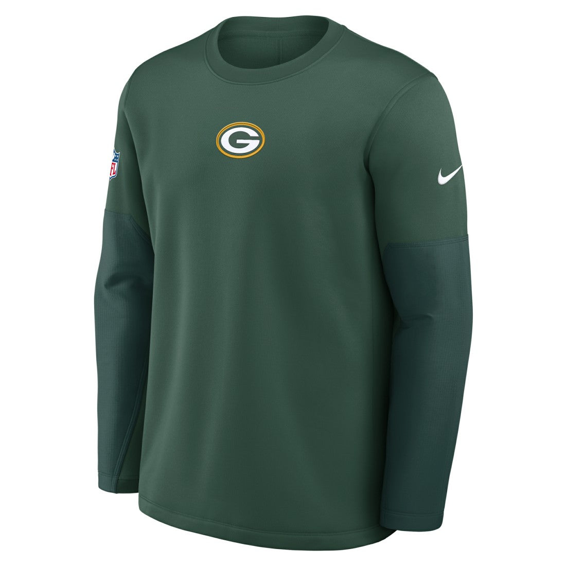Green Bay Packers Sideline Coach Therma-FIT Long Sleeve T-Shirt - Green - Nike