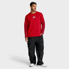 Kansas City Chiefs Sideline Coach Therma-FIT Long Sleeve T-Shirt - Red - Nike