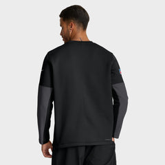 New York Jets Sideline Coach Therma-FIT Long Sleeve T-Shirt - Black - Nike