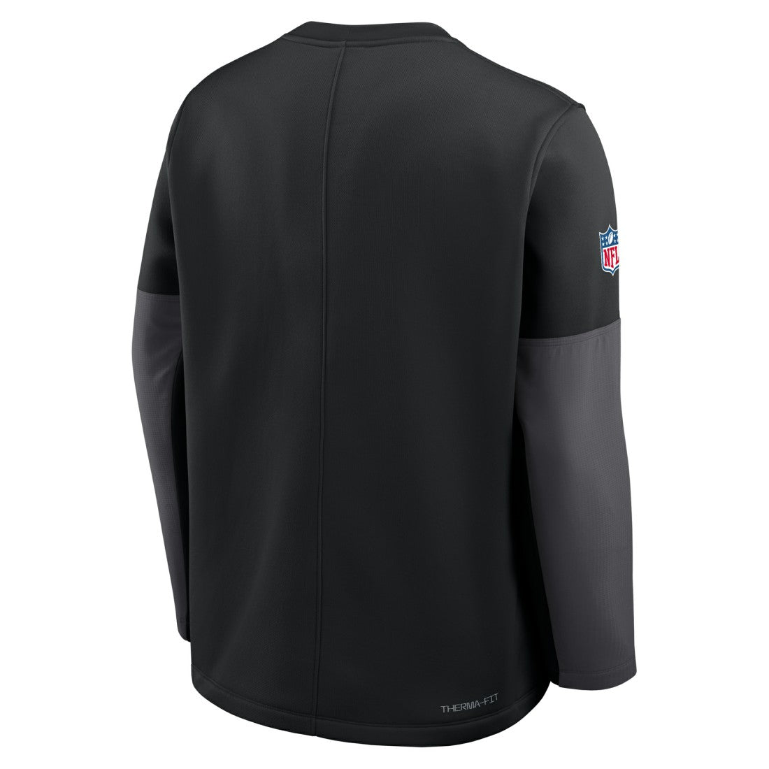 New York Jets Sideline Coach Therma-FIT Long Sleeve T-Shirt - Black - Nike