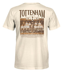 Tottenham Hotspur 1863FC Vintage Photo T-Shirt Cream