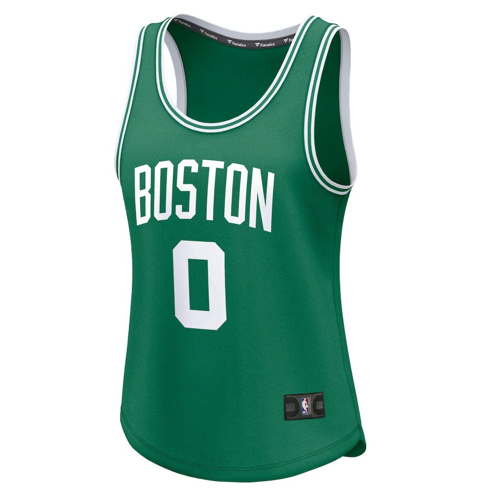 Fanatics Jayson Tatum Boston Celtics Women's Fast Break Player Jersey Icon Edition Kelly Green