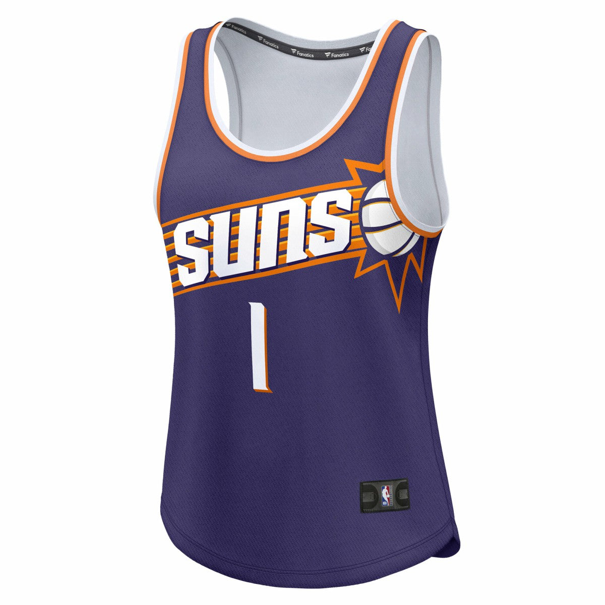 Fanatics Devin Booker Phoenix Suns Women's Fast Break Player Jersey Icon Edition Purple