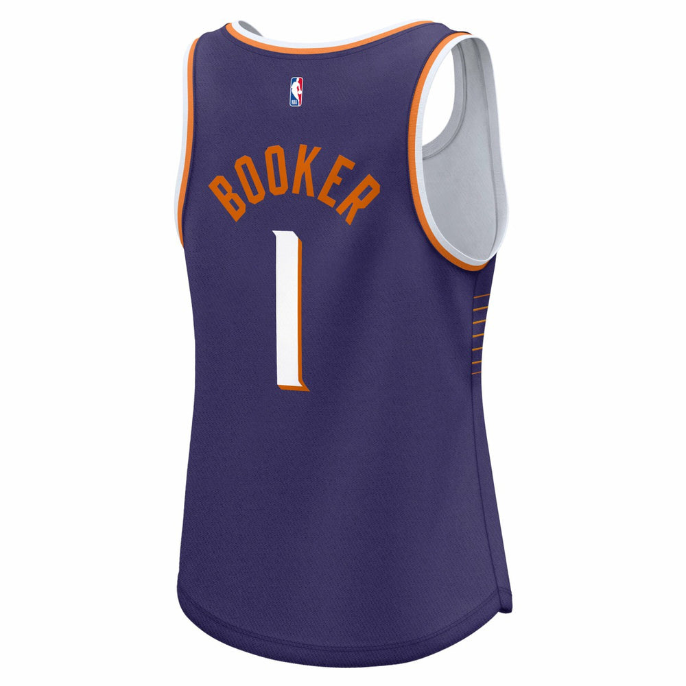 Fanatics Devin Booker Phoenix Suns Women's Fast Break Player Jersey Icon Edition Purple