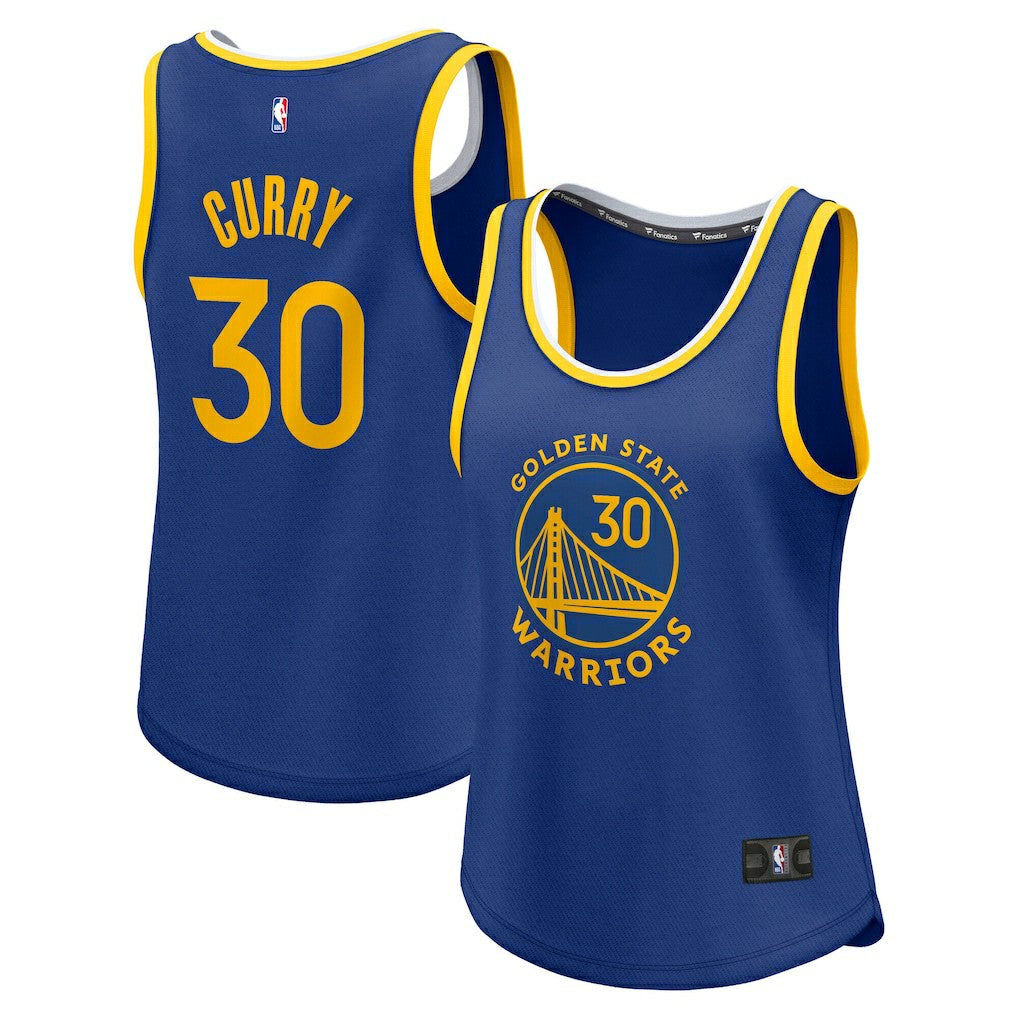 Fanatics Stephen Curry Golden State Warriors Women's Fast Break Player Jersey Icon Editi- Royal
