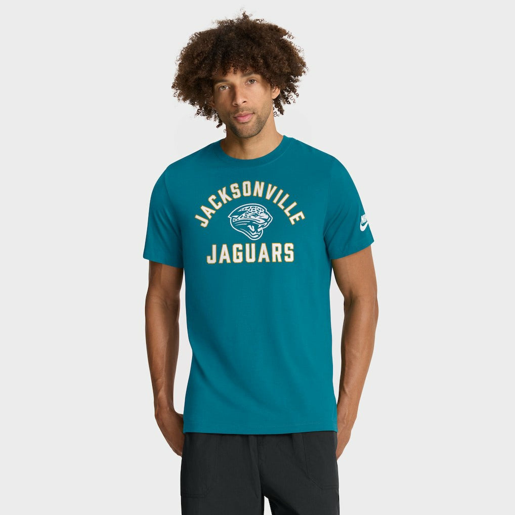 Jacksonville Jaguars Favorable Timeline Tri-Blend T-Shirt - Teal - Nike