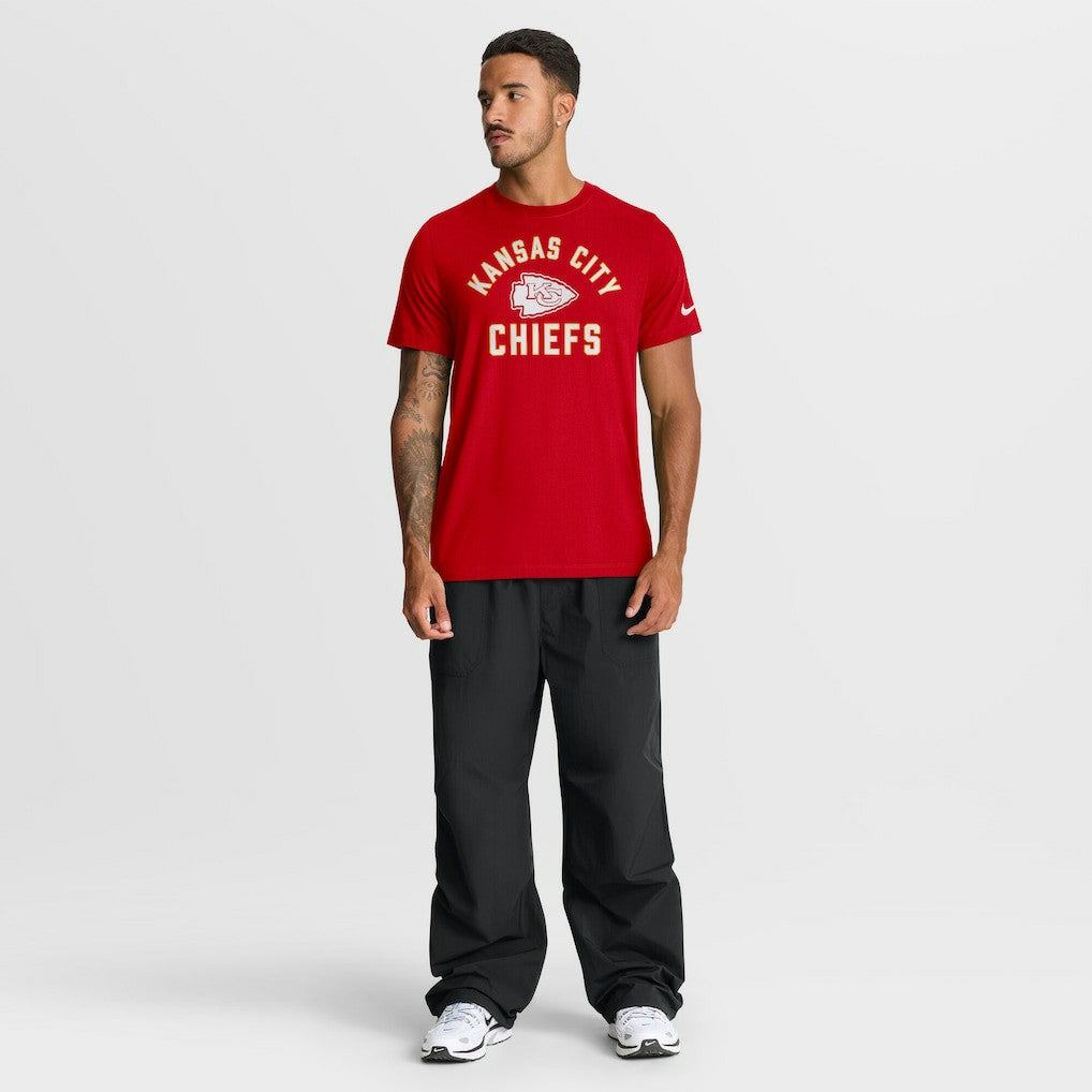 Kansas City Chiefs Favorable Timeline Tri-Blend T-Shirt - Red - Nike