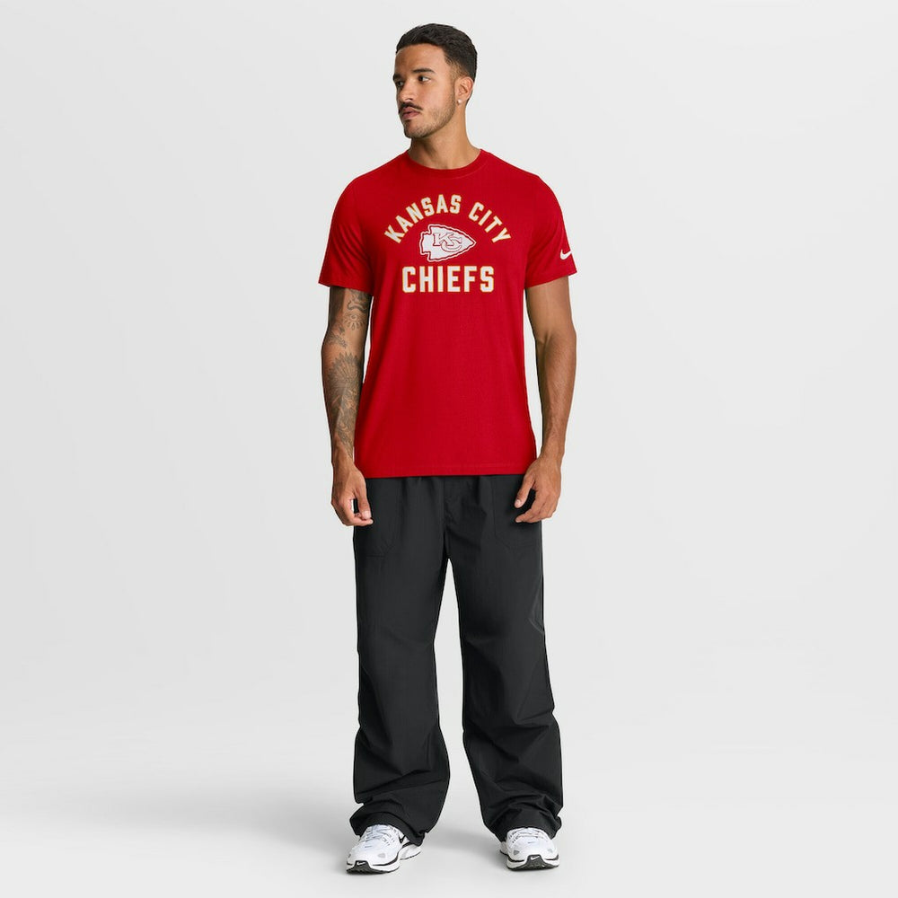 Kansas City Chiefs Favorable Timeline Tri-Blend T-Shirt - Red - Nike
