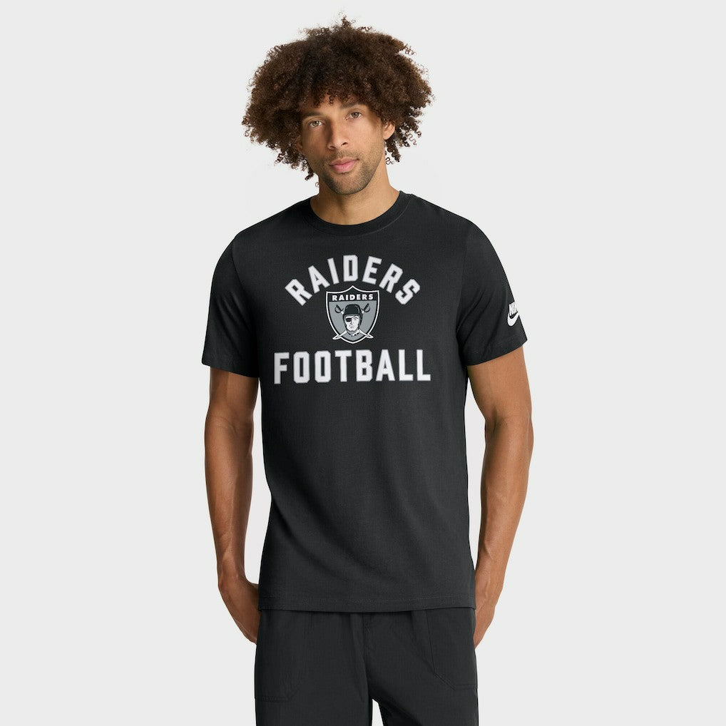 Las Vegas Raiders Favorable Timeline Tri-Blend T-Shirt - Black - Nike