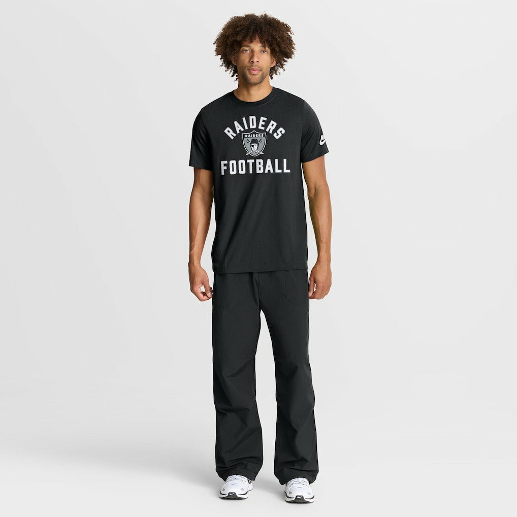 Las Vegas Raiders Favorable Timeline Tri-Blend T-Shirt - Black - Nike