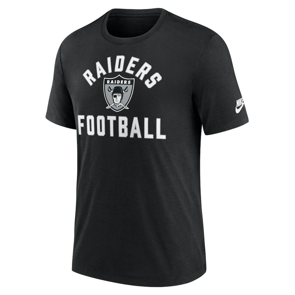 Las Vegas Raiders Favorable Timeline Tri-Blend T-Shirt - Black - Nike