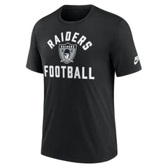 Las Vegas Raiders Favorable Timeline Tri-Blend T-Shirt - Black - Nike