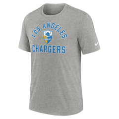 Los Angeles Chargers Favorable Timeline Tri-Blend T-Shirt - Heather Gray - Nike