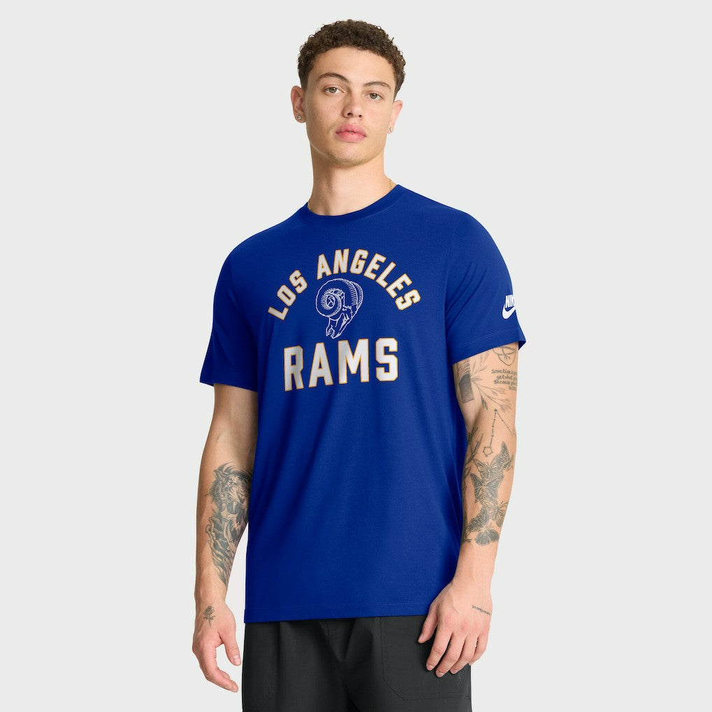 Los Angeles Rams Favorable Timeline Tri-Blend T-Shirt - Royal - Nike