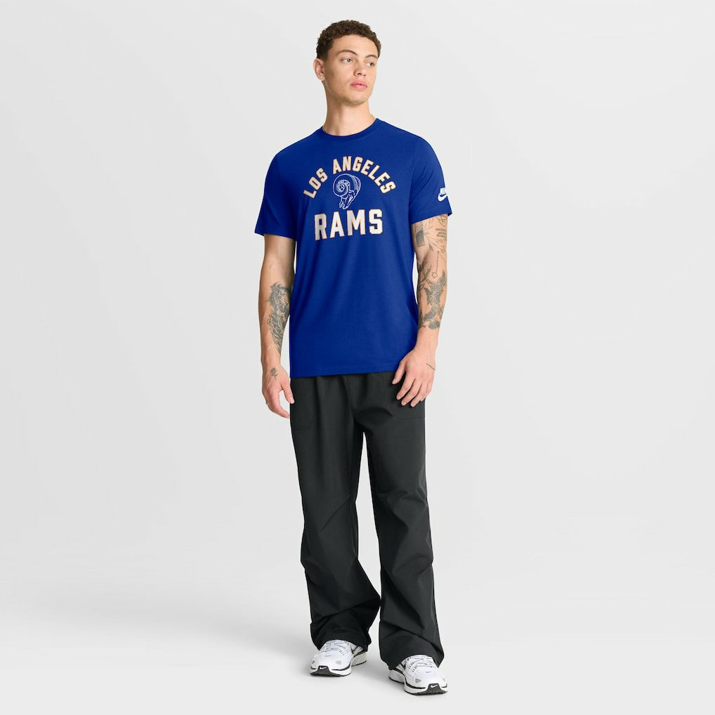 Los Angeles Rams Favorable Timeline Tri-Blend T-Shirt - Royal - Nike