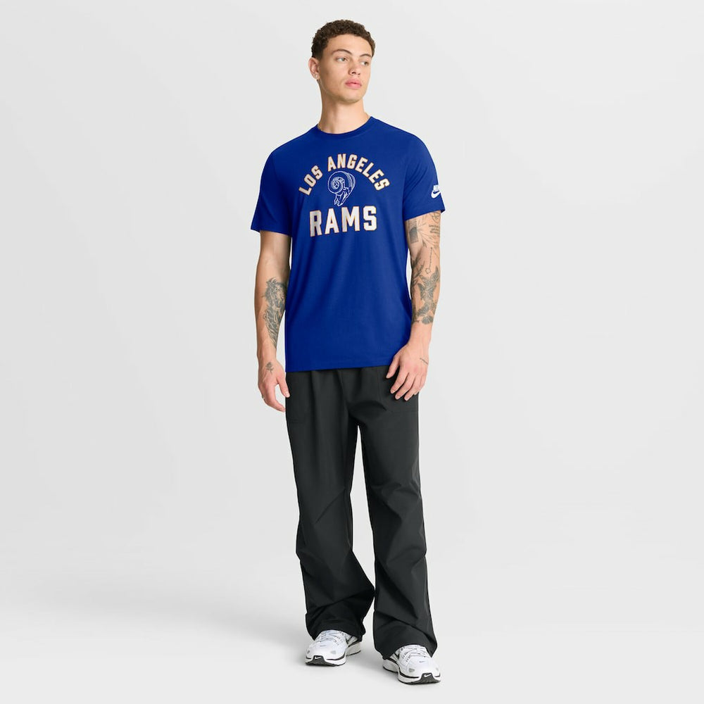 Los Angeles Rams Favorable Timeline Tri-Blend T-Shirt - Royal - Nike