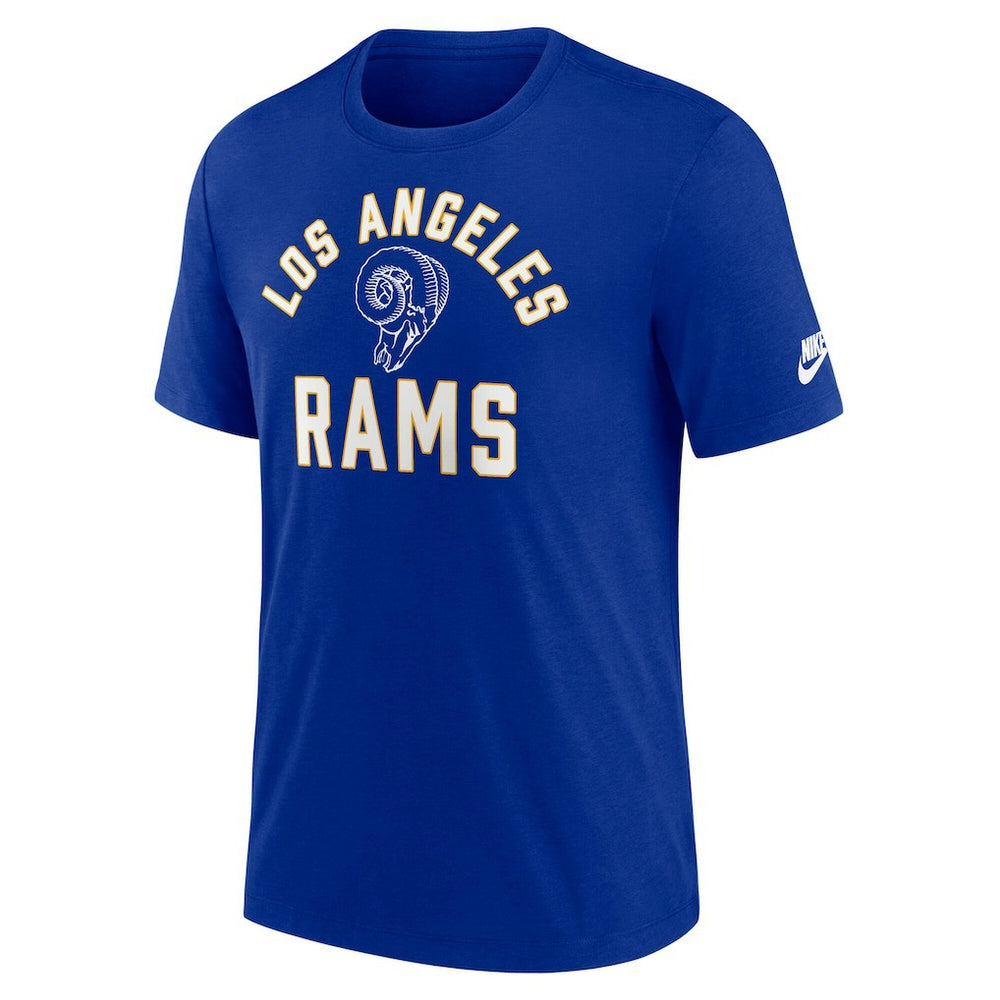 Los Angeles Rams Favorable Timeline Tri-Blend T-Shirt - Royal - Nike
