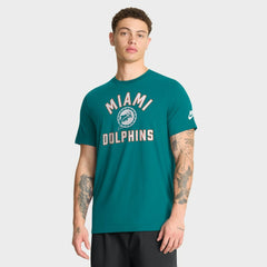 Miami Dolphins Favorable Timeline Tri-Blend T-Shirt - Aqua - Nike