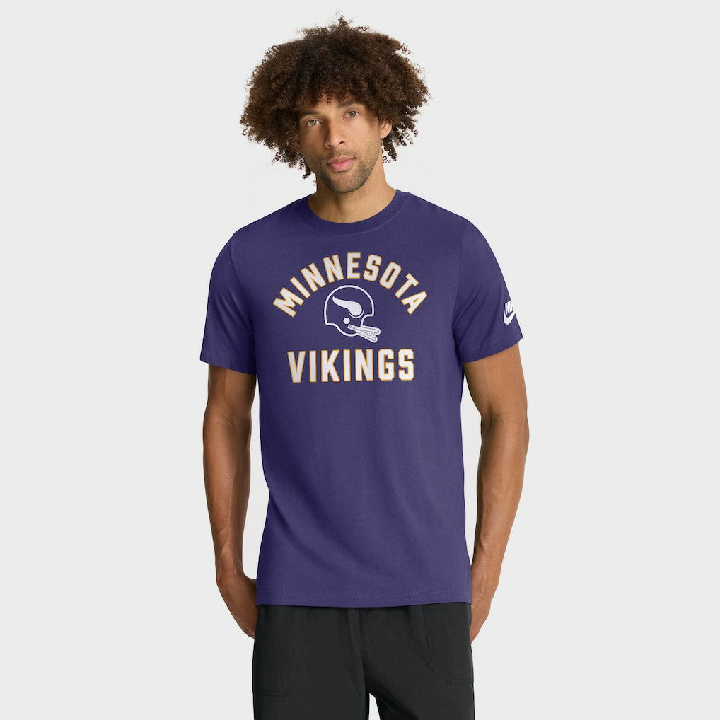 Minnesota Vikings Favorable Timeline Tri-Blend T-Shirt - Purple - Nike