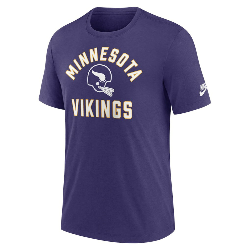 Minnesota Vikings Favorable Timeline Tri-Blend T-Shirt - Purple - Nike