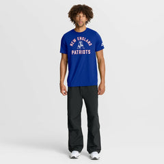 New England Patriots Favorable Timeline Tri-Blend T-Shirt - Royal - Nike