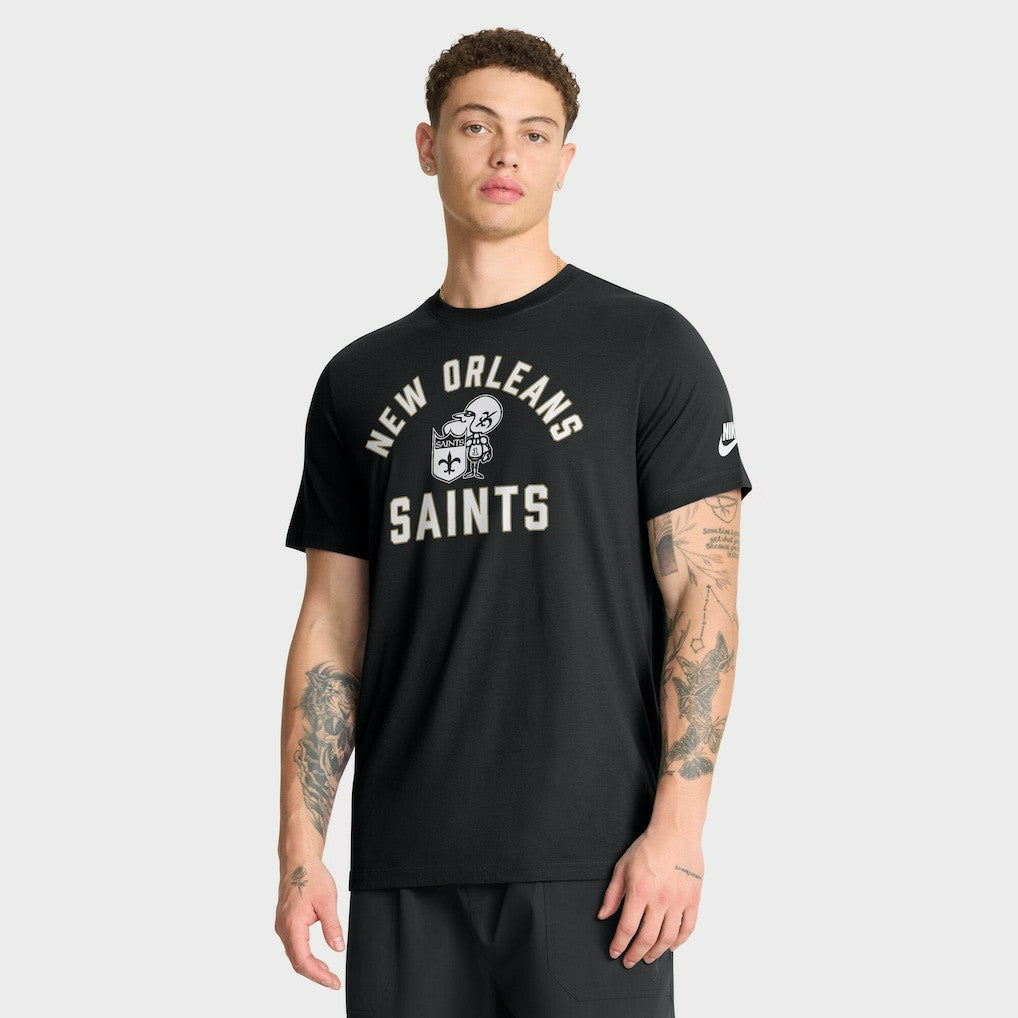 New Orleans Saints Favorable Timeline Tri-Blend T-Shirt - Black - Nike