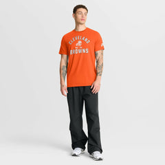 Cleveland Browns Favorable Timeline Tri-Blend T-Shirt - Orange - Nike