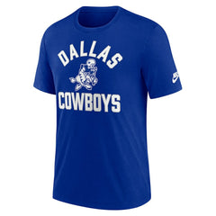Dallas Cowboys Favorable Timeline Tri-Blend T-Shirt - Royal - Nike
