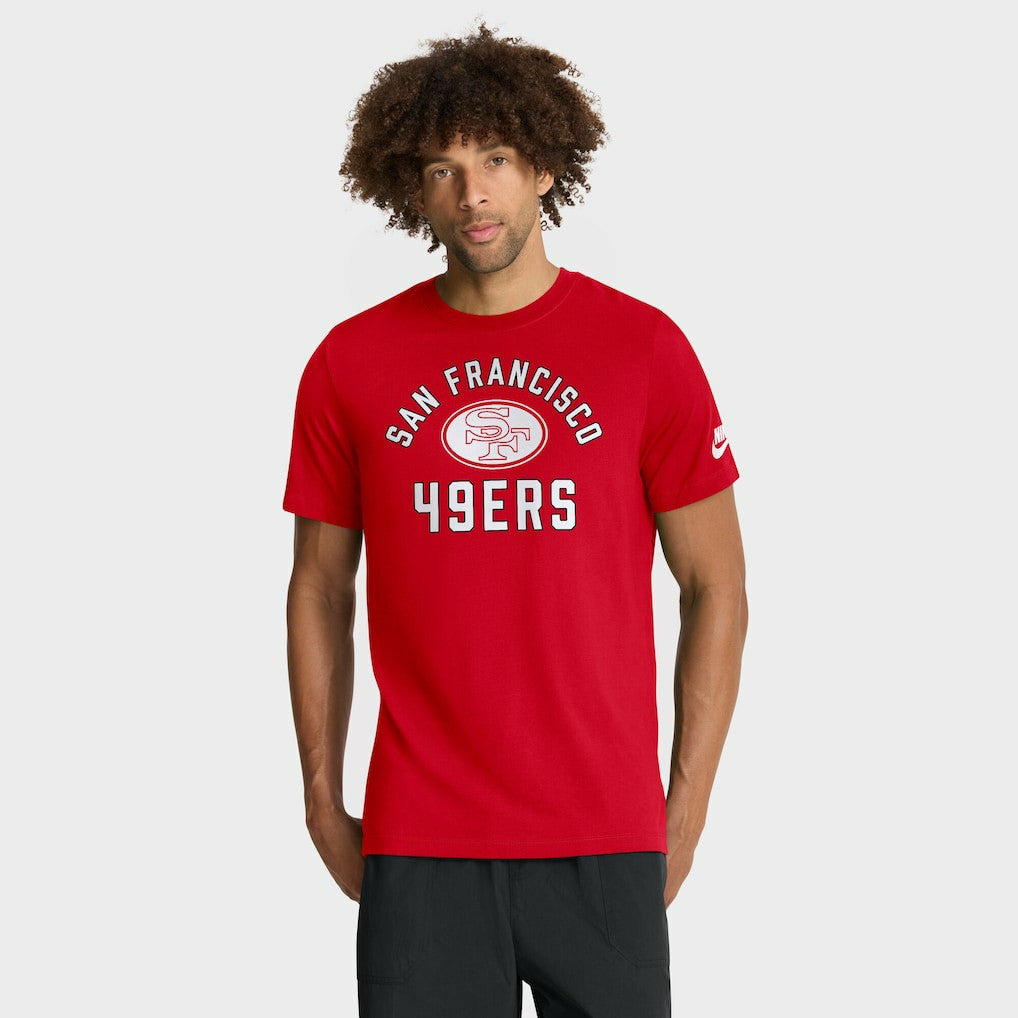 San Francisco 49ers Favorable Timeline Tri-Blend T-Shirt - Scarlet - Nike