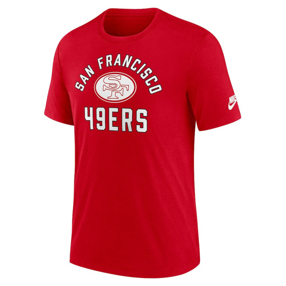 San Francisco 49ers Favorable Timeline Tri-Blend T-Shirt - Scarlet - Nike