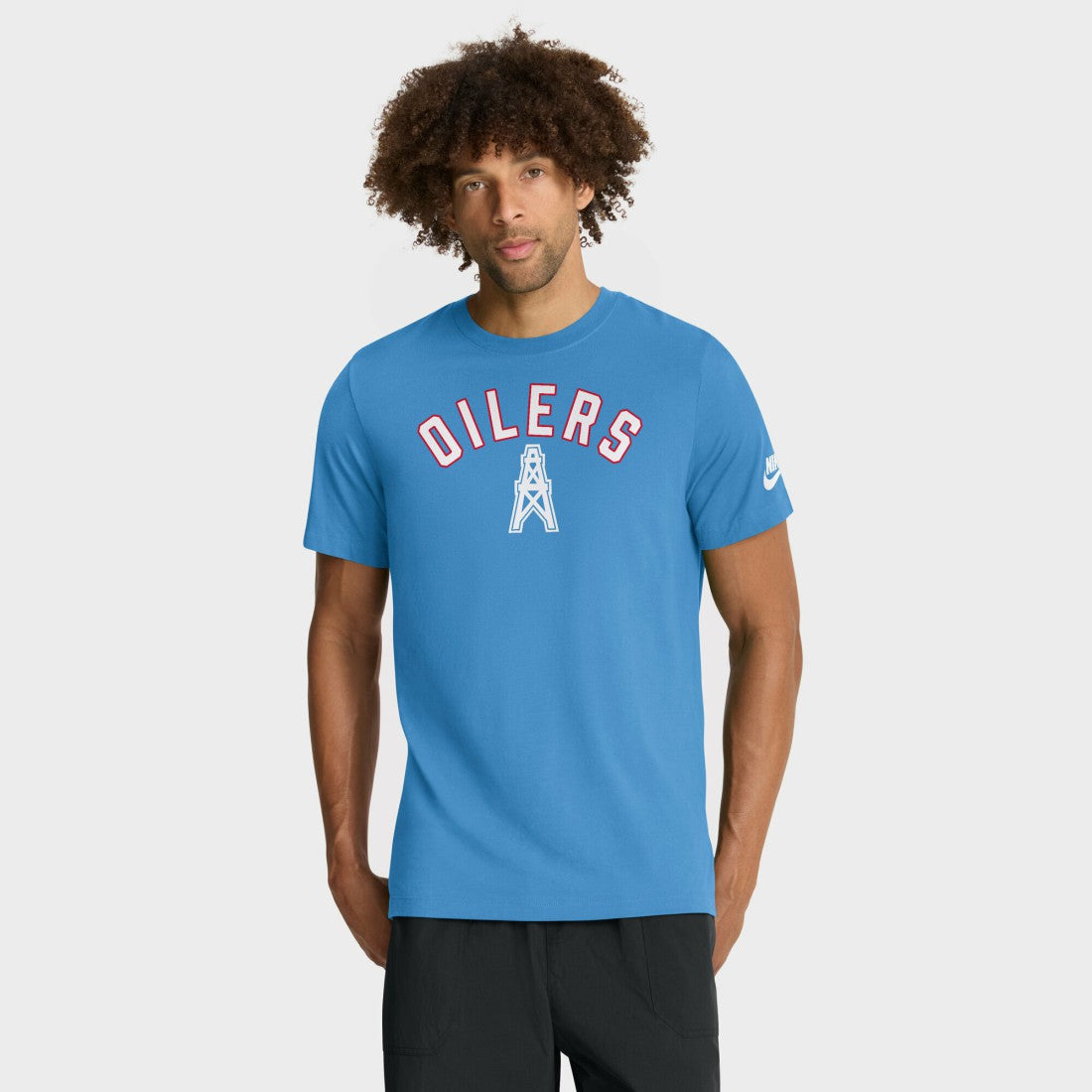 Tennessee Titans Favorable Timeline Tri-Blend T-Shirt - Light Blue - Nike