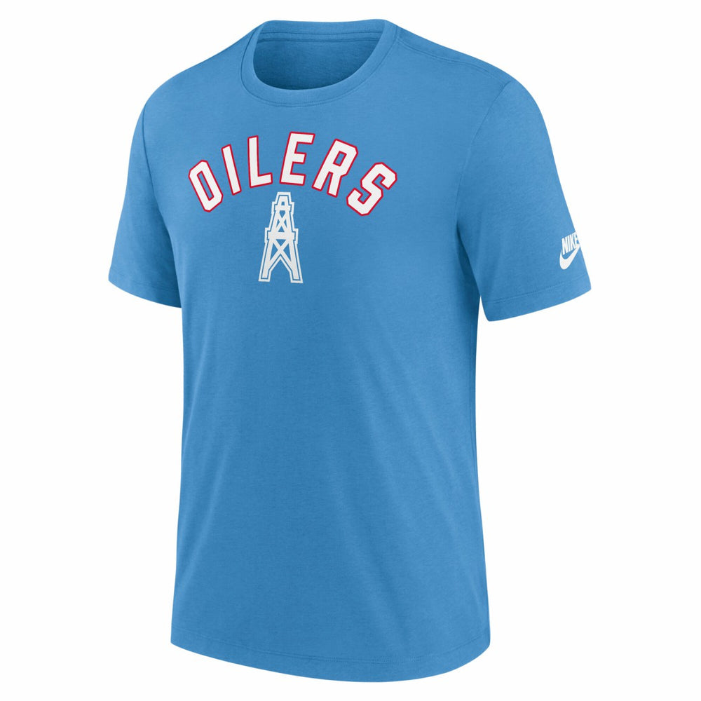 Tennessee Titans Favorable Timeline Tri-Blend T-Shirt - Light Blue - Nike