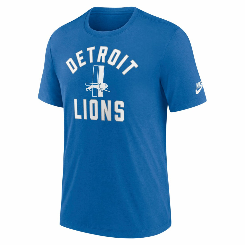 Detroit Lions Favorable Timeline Tri-Blend T-Shirt - Royal - Nike