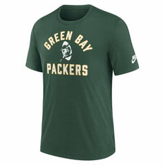 Green Bay Packers Favorable Timeline Tri-Blend T-Shirt - Green - Nike